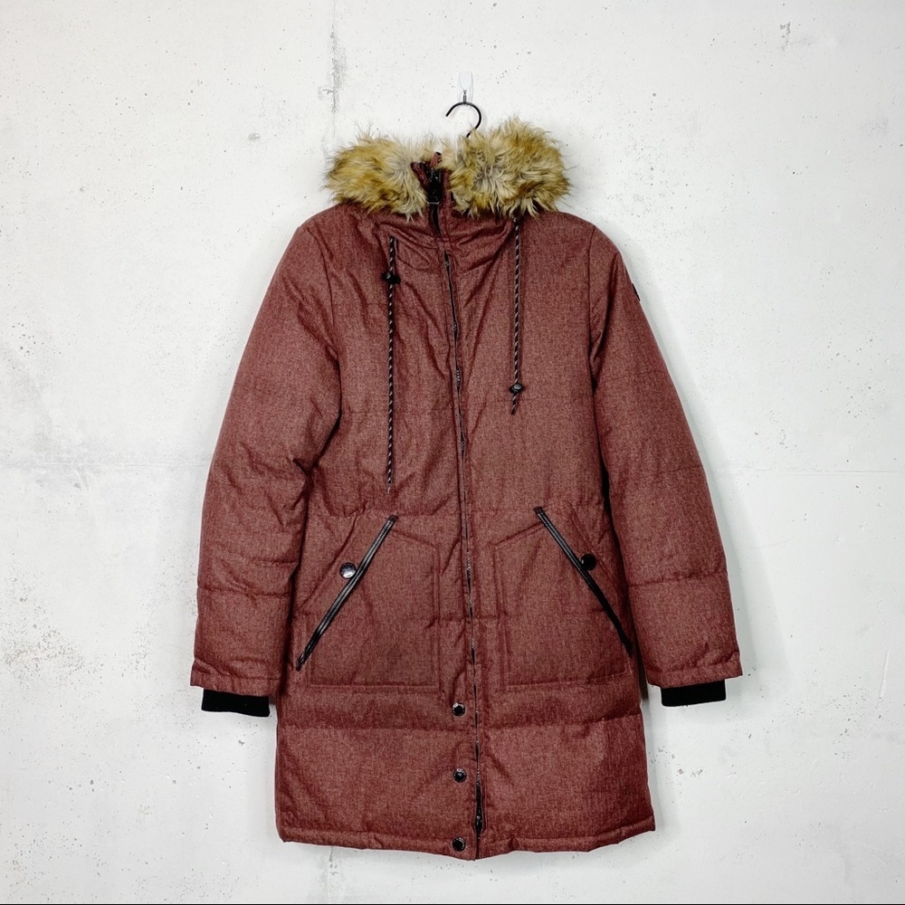 Noize Faux Fur Parka Ski Winter Jacket Coat Size Medium